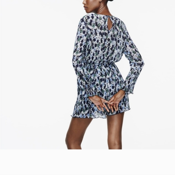 Zara - Multicolored Printed Pleated romper Size: xl - Picture 2 of 9